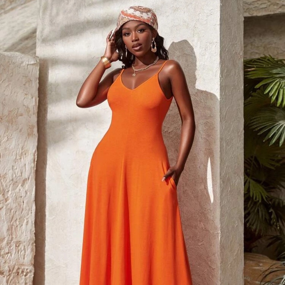 Hidden Pocket Cami Dress (Never Worn)